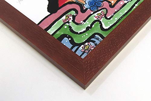 Amazon.co.jp: 安川眞慈『無事』ジクレー 風景画 書画 赤富士 富士山