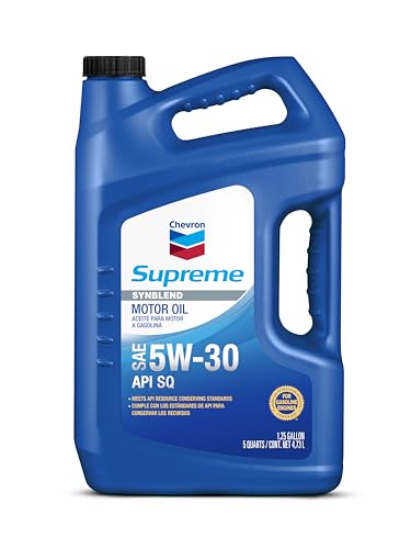 Image of Chevron Supreme (220013533-3PK) 5W-30 Motor Oil - 5 Quart (Pack of 3)
