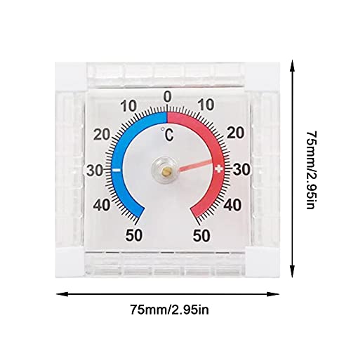 2 in 1 Thermometer, Automatic Calibration Temperature Monitor, Indoor Hygrometer with Hook, Monitor for Indoor and Outdoor Decoration Or Measuring Tools