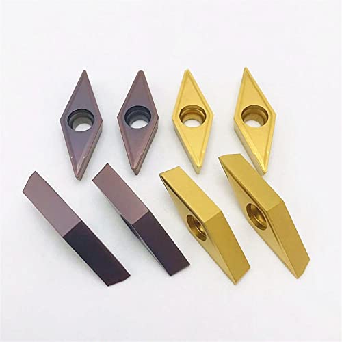 10 Piezas Fresas Metal DOLUNTO VCMT160408 miniatura 2