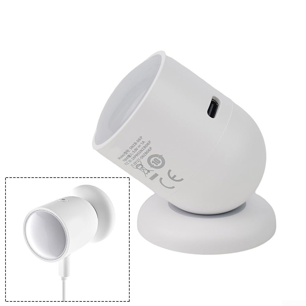 SNZB-06P für Zigbee Bewegungsmelder, kabelloser Bewegungsmelder, menschlicher Präsenzsensor für Heimassistent, 44,2 x 44,2 x 59 mm