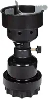 Fogareiro Portátil a Gás para Camping, Acendimento Automático, Compacto e Resistente, Preto