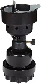 Fogareiro Portátil a Gás para Camping, Acendimento Automático, Compacto e Resistente, Preto