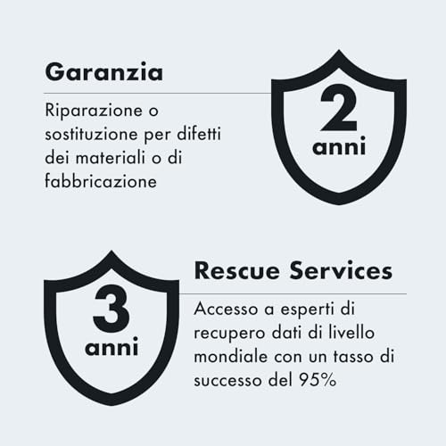 LaCie Rugged Mini 5TB, Hard disk esterno portatile, 2.5", per PC Mac iPad & iPhone, Data Rescue Service (STJJ5000400) - Hdd - Immagine 8