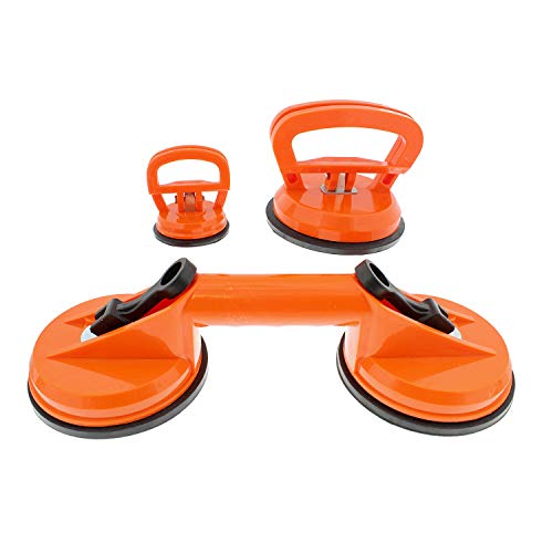 ABN Dent Remover Suction Cup Tool Kit – Set of 3 Suction Cup