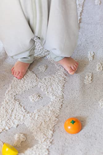 molis&co. Babyslaapzak met voeten. 0,5 TOG. Maat: 80 cm. Ideaal voor de zomer. Zinnia. 100% katoen (Oeko-Tex 100). - Afbeelding 4