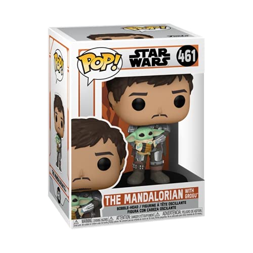 Funko Pop! Star Wars: The Mandalorian - Mandalorian (Din Djarrin) Holding The Child (Grogu) - Image 3