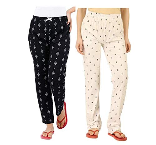mascari Women's Cotton All Over Print Lounge Pant Combo-picture-13