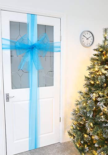 Christmas Concepts® - Decorazione per Arco in Tessuto Natalizio Turchese - Crea Il Tuo Arco in Tessuto