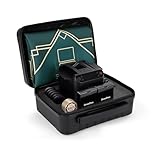 DrawPies Automatic Card Shuffler and Dealer 2-in-1 Machine Set, 1-12 Player, Rotatable 360°, Remote Card Calling, Ultra Quiet, Rechargeable, 12 Remote Controls, 2 Decks of Cards, 1 Poker Table Top