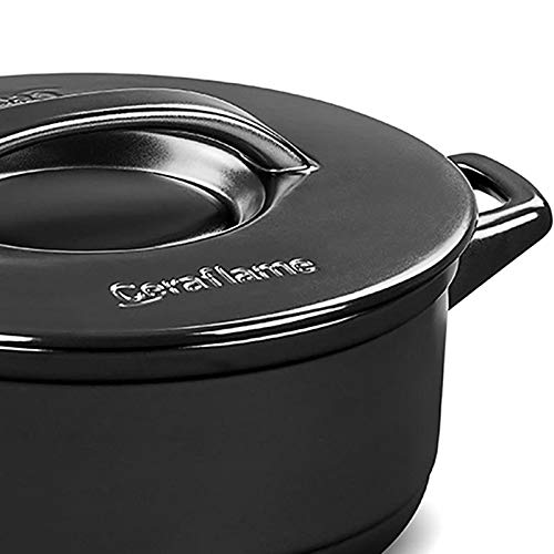 Caçarola de Cerâmica Duo+ 28Cm 6,0 Litros Preto - Ceraflame