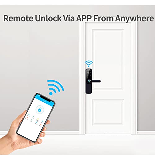 Serrure intelligente TTlock Bluetooth avec empreinte digitale et carte IC - 4