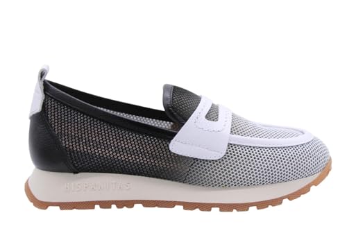 Hispanitas Para Mujer. BHV254043 Mocasines De Piel Kansas Negro (40), 3 A 5Cm, Ninguno, Casual - 5
