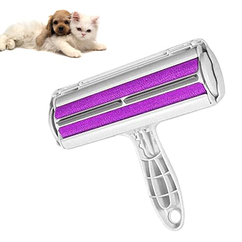 YZniasllue Pet Hair Removal Brush Roller Stick Hair Removal Device Float Hair Cleaning Brush Cat (Purple)
