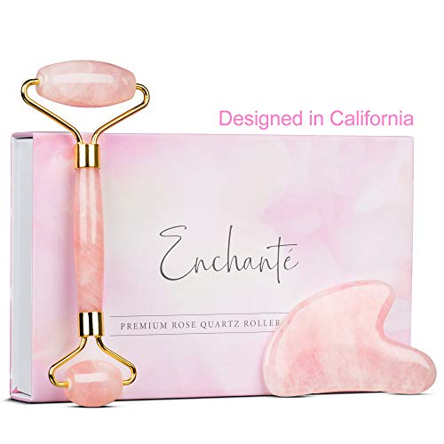 Beloved Pets 2 in 1 Premium Rose Quartz Roller and Gua Sha Set - Natural Rose Quartz | Anxiety Composure Relief, Storms, Barking, Separation and More 170-190 Coun Soft Chews