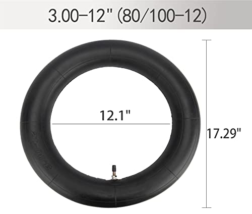 Image of 2 Pack 3.00 /3.50-12 inchDirt Bike Inner Tubes,(80 /100-12)12 inchHeavy Duty Mini Dirt Bike Inner Tube Compatible with Honda CRF50 /XR70,Kawasaki KLX 110,and Yamaha TTR90 /TTR110