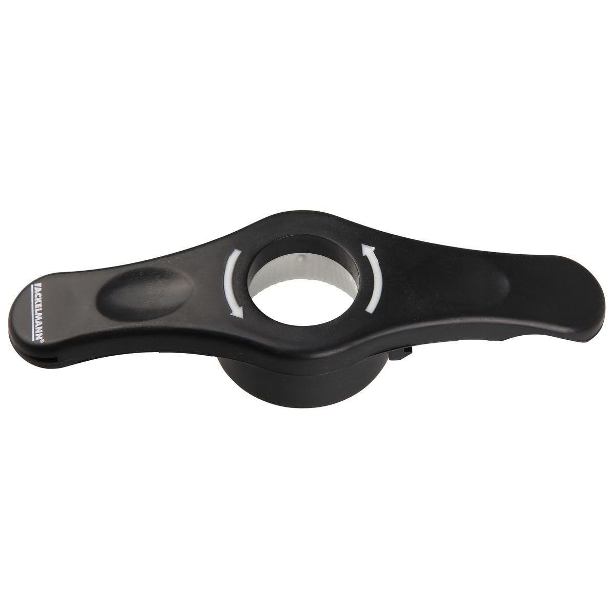Fackelmann Ouvre bouteille 4 en 1, décapsuleur, ouvre boîte, ouvre bocal, Plastique, Noir, 14,5 x 4,5 x 2,5 cm