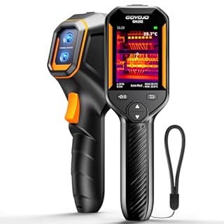 GH192 Thermal Imaging Camera 240X240 Super IR Resolution with 2MP Visual Camera and Fusion Imaging, 25Hz Handheld Thermal Imager with Alarm for Mechanical Maintenance Home HVAC Electrical Inspection