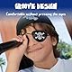 10 Stück Augenklappe Pirat, Kunststoff Elastische Augenklappe Kinder, Verstellbare Pirate Eye Patches, Skelett Captain Augenklappen für Piraten-Mottopartys, Kindergeburtstage, Performance Requisiten