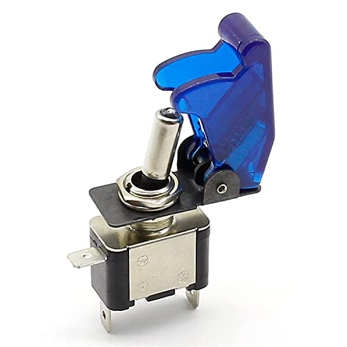 Interrupteur à bascule 12V 20A avec cache LED pour voiture de course et bateau de sport