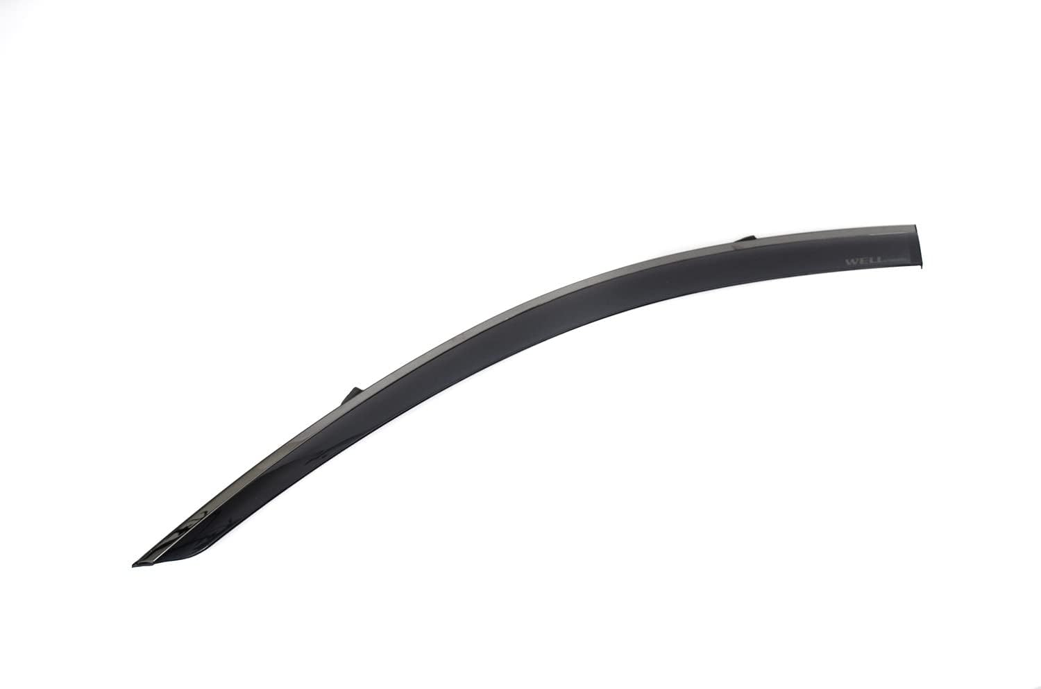 WellVisors Window Visors Wind Deflectors Compatible with Honda Accord 2023-2026 with Black Trim Rain Guards 3-847HD049