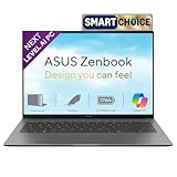 ASUS Zenbook S14 (2026),Smartchoice,Intel Core Ultra 7 355 (Series 3),16GB RAM,512GB SSD,3K OLED,Touchscreen, 14"(35.5 cm),Win 11,M365 Basic(1Y),Office 24, Gray,1.2 Kg,UX5406AA-SU361WS,Copilot+ PC