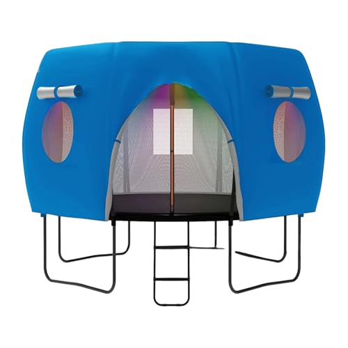 Tente d'extérieur pour trampoline anti-UV et étanche avec fenêtre d'aération