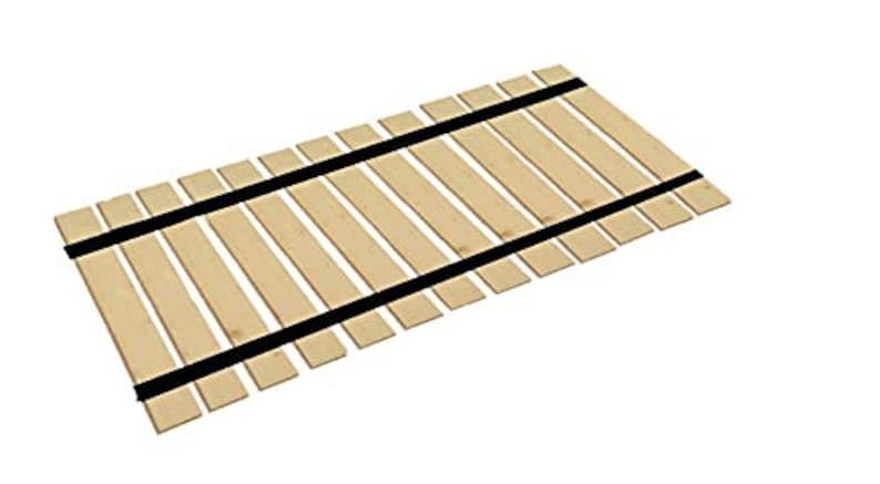 Lit à lattes en bois queen size pliable avec support d'espacement spécial 2"