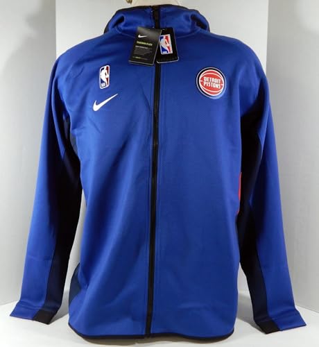 2019-20 Detroit Pistons Team Issued Warm Up Jacket Nike AV0810-495 XLT 45S - NBA Game Used