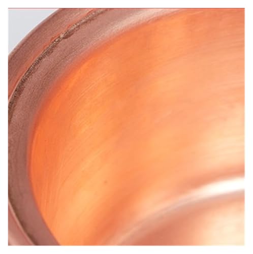 Olla caliente de cobre para hotpot 14x15.5 cm amarilla miniatura 2