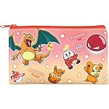 ティーズファクトリー ポケットモンスター リザードン ブースター デデンネ ヒメグマ ビリリダマ ホゲータ ダルマッカ シャリタツ アチャモ パッチール フラットマルチ ポーチ グラデーション/レッド&オレンジ ポケモン