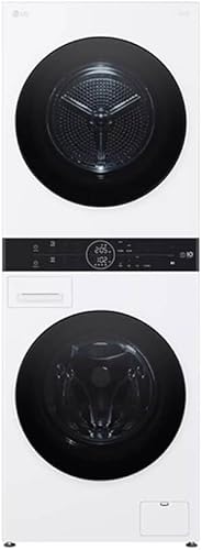 LG WKHC152HWA Lavadora Blanca 2.4 pies cúbicosSecadora 4.2 pies cúbicos WashTower Centro de Lavandería Eléctrica