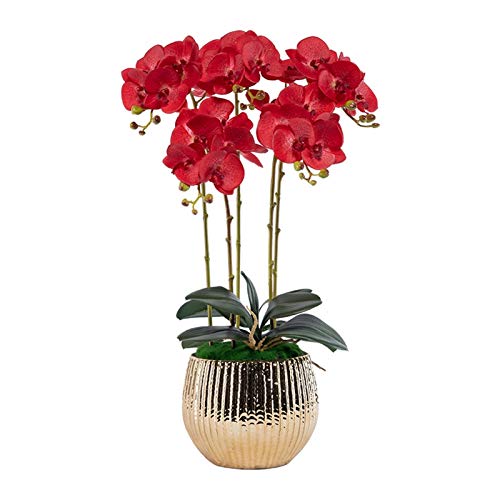Fleur artificielle avec vase pour une ambiance chaleureuse et sereine chez soi