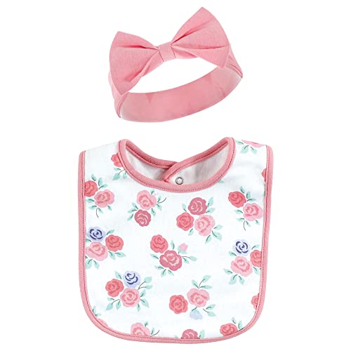 Image of Hudson Baby Unisex Baby Bandana Bibs and Headbands