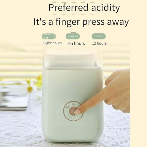 Machine à crème glacée et yaourt portable avec boîte de fermentation intégrée