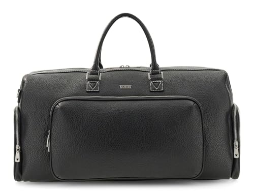 Sac de voyage GUESS noir : grand sac weekender Boston pour homme et femme