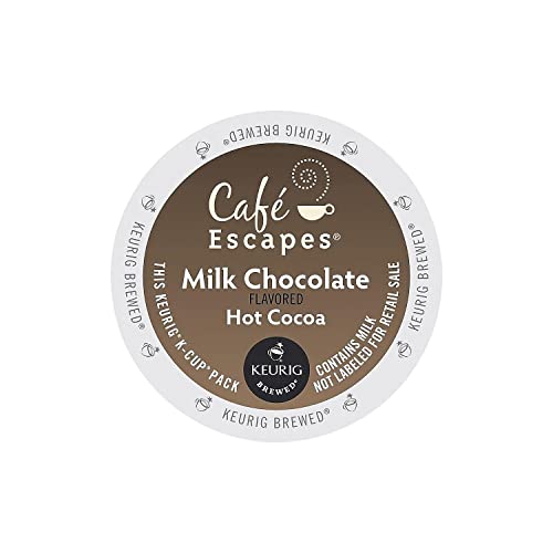Cafe Escapes 6801Ct Cafe Escapes Milk Chocolate Hot Cocoa K-Cups, 96/Carton #TOP2