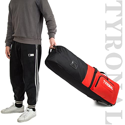 TYRONAL Bolsa de viagem de golfe – Bolsa de viagem acolchoada para taco de golfe com rodas, bolsa de