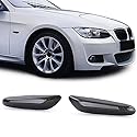 LED Seitenblinker Schwarz Smoke passend für BMW 3er E46 01-05 E90 E91 E92 E93