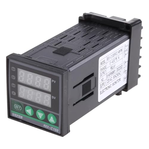 Controlador temperatura REX-C100 kit termostato digital LED PID tipo K CA