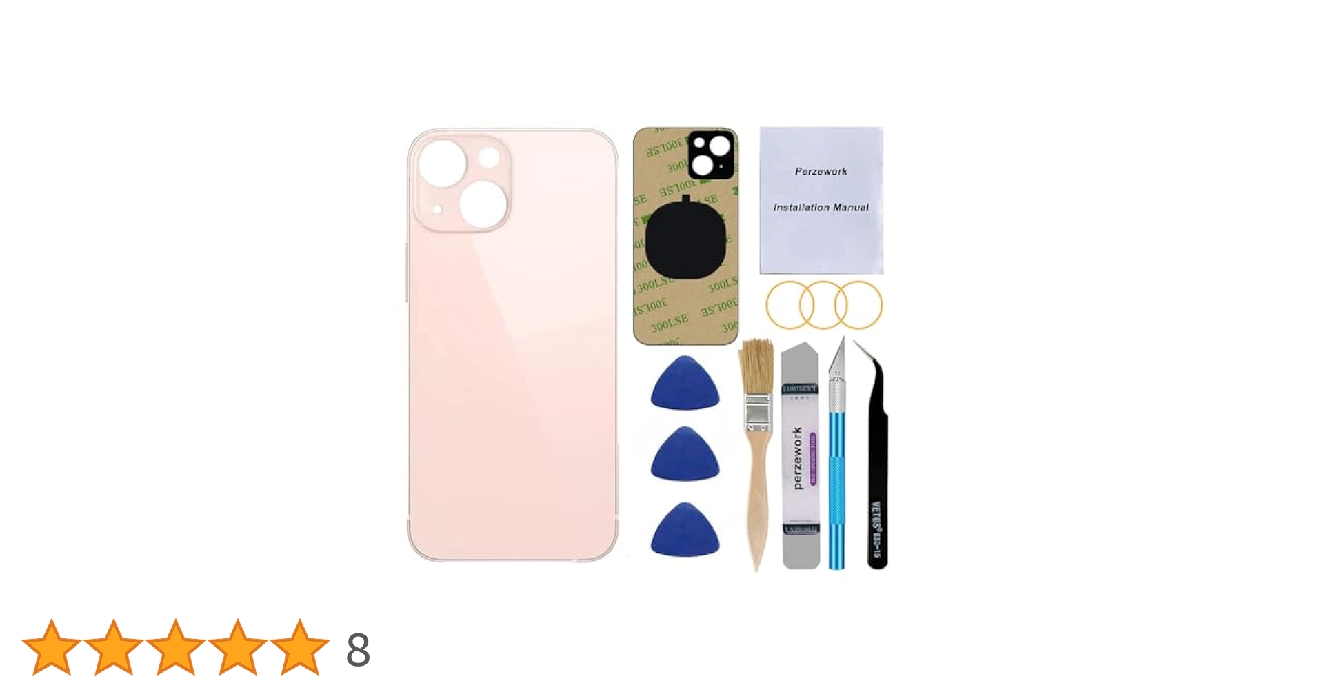 Amazon.co.jp: Perzework OEM リアバックガラス iPhone 13 mini