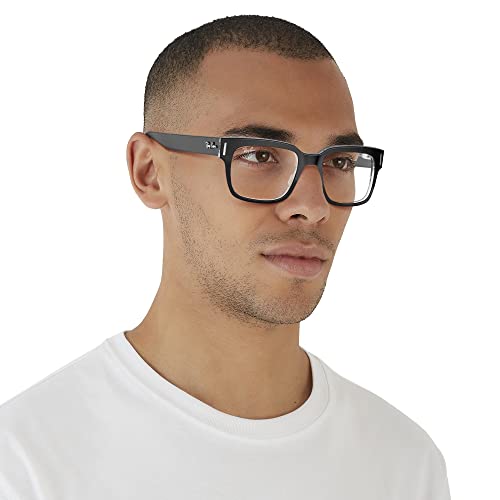 Image of Ray-Ban Men Clear Lens Square Frames - 0RX5388