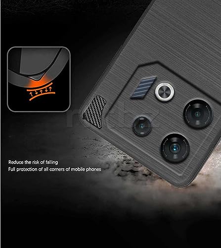 Image of Soft Flexible Hybrid Armor Back Case Cover Compatible with Infinix GT 10 Pro (Hybrid Armor)