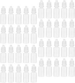 Beavorty 60pcs Eye Drop Bottle Squeezable Dropper Bottles Eyedrop Empty Dropper Bottle Eye Dropper Bottle 30ml Dropper Bottles Dispenser Container Essential Oil Liquid or
