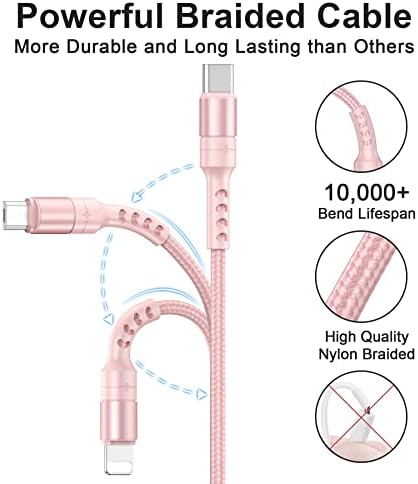 RAVIAD Multi Charger Cable, 3 in 1 Multiple Charging Cable [1.2M] Multiple USB Cable Nylon Braided with Micro USB Type C Phone Cable Connector for Phone, Android Samsung Galaxy, Huawei, Sony, LG