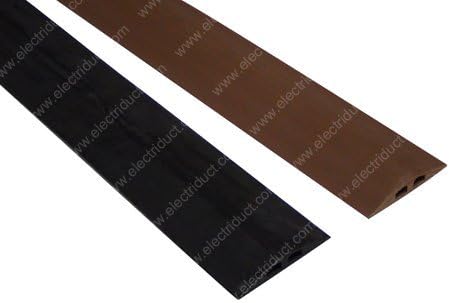 D-3 Rubber Duct Wire Cover - 12ft - Brown