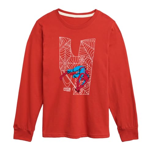 Marvel Spider-Man - Spidey 4Th Birthday - Toddler and Youth Long Sleeve Graphic T-Shirt