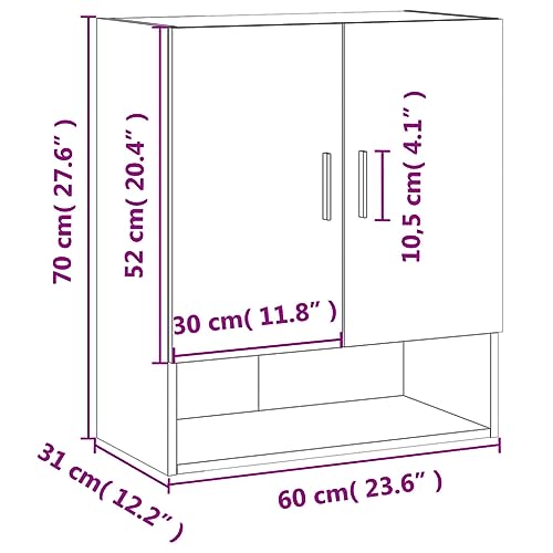 Armario de pared gris para proteger documentos con su puerta con cerradura 3