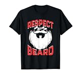 Respetar La Barba Hombres Papá Barbas Barbudo Barba Camiseta