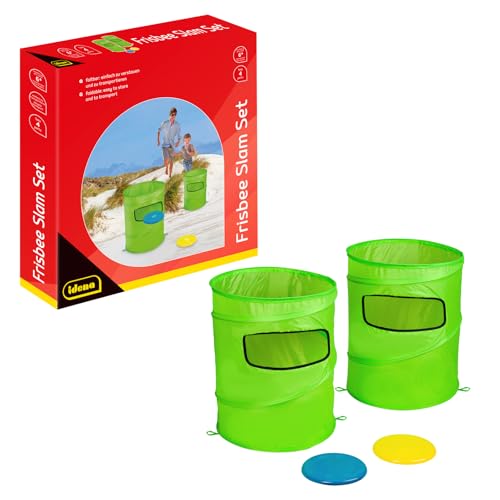 Jeu de Lancer Frisbee de Jardin Enfant 6 Ans et Adulte avec Cibles Pliables